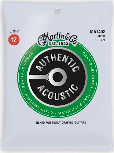  Martin Strings,  80/20 Bronze, Light  12 - Silked