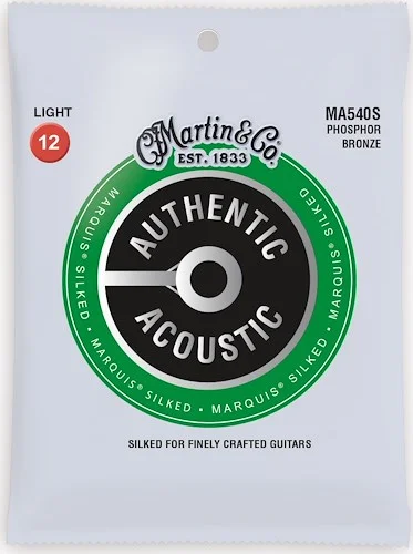 Martin Strings, 92/8 Phosphor Bronze, Light 12 - Silked
