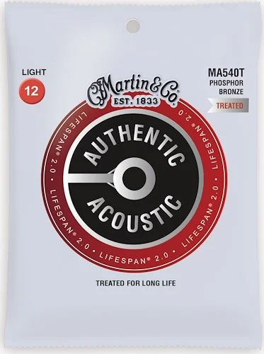 Martin Strings, 92/8 Phosphor Bronze, Light 12 - Treated