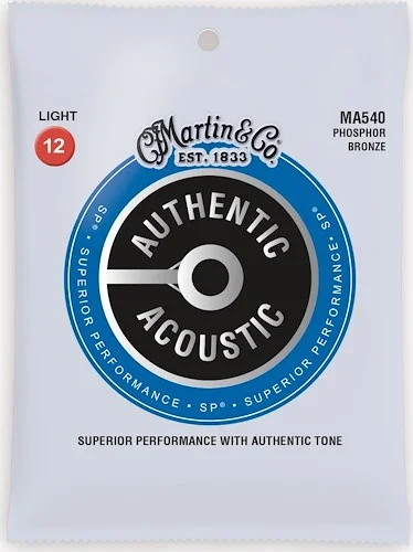  Martin Strings,  92/8 Phosphor Bronze, Light  12