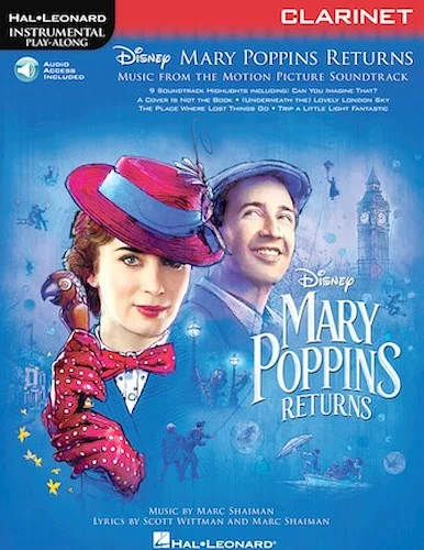 Mary Poppins Returns for Clarinet - Instrumental Play-Along  Series