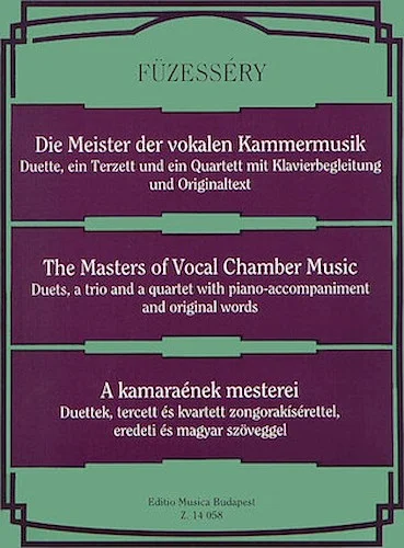 Masters of Vocal Chamber Music