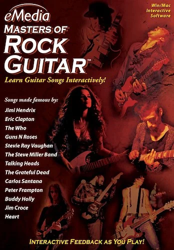 Masters Rock Guitar WIN (Download)<br>eMedia Masters of Rock Guitar - Windows