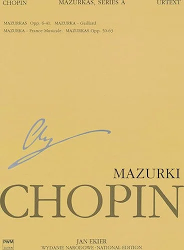 Mazurkas Op. 6-41, 50-63 - for Piano