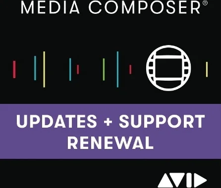 Media Composer Perpetual 1-year Updates + Standard Support Plan Renewal<br>Download Code (Download)
