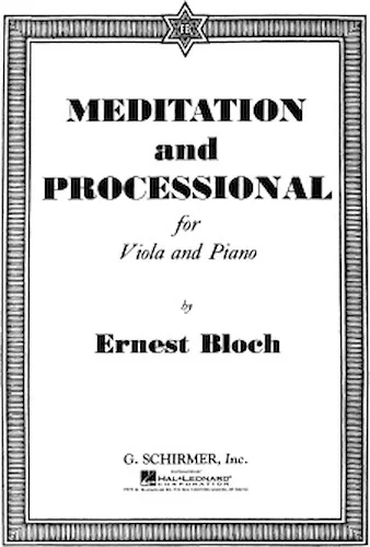 Meditation and Processional