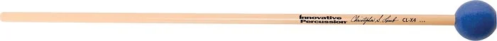 Medium Bright Xylophone Mallets - 1 Inch Nylon Top-weighted - Blue - Rattan - Christopher Lamb Orchestral Series