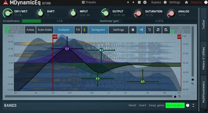 Melda MDynamicEq (Download) <br>Free-for-life updates