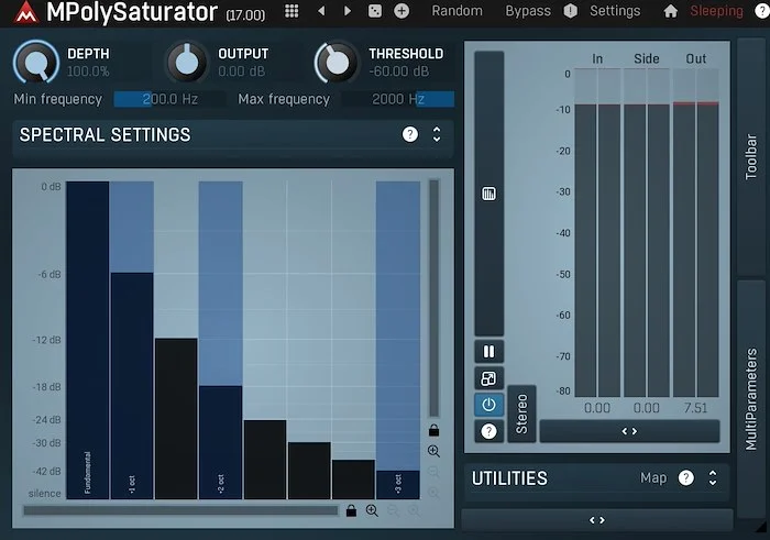 Melda MPolySaturator (Download) <br>Free-for-life updates