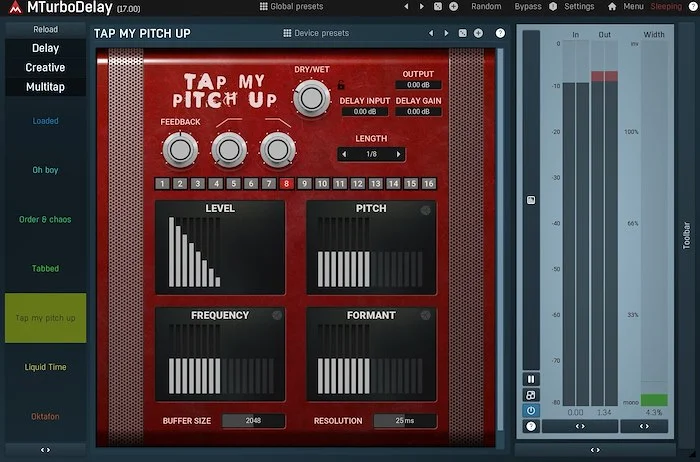 Melda MTurboDelay (Download) <br>Free-for-life updates