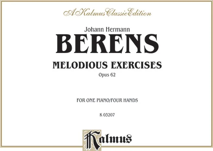 Melodious Exercises, Opus 62
