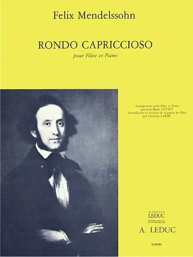 Mendelssohn Larde Rondo Capriccioso (arnold) Flute & Piano Book