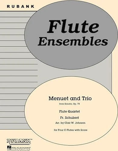 Menuet and Trio (from Sonata, Op. 78)