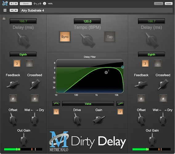 MH Dirty Delay v4 (Download) <br>Gritty, Musical Feedback Delay