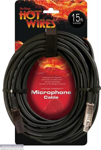 Microphone Cable (15', XLR-XLR)