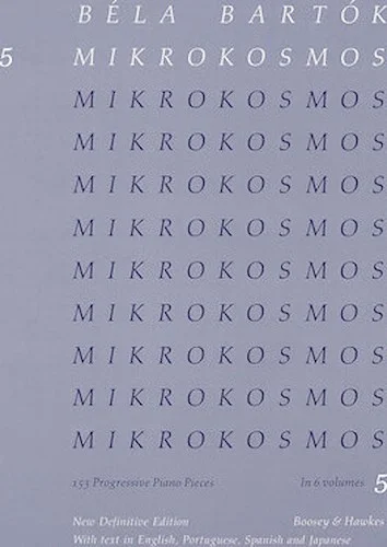 Mikrokosmos Volume 5 (Blue)