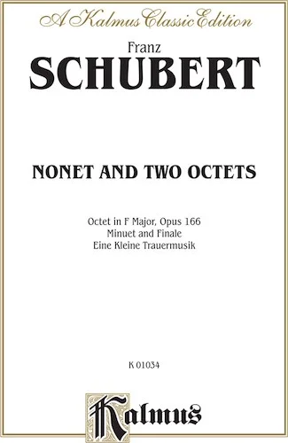 Minuet and Finale for Winds; Eine Kleine Trauermusik for Winds; Octet, Opus 166 for Winds and Strings