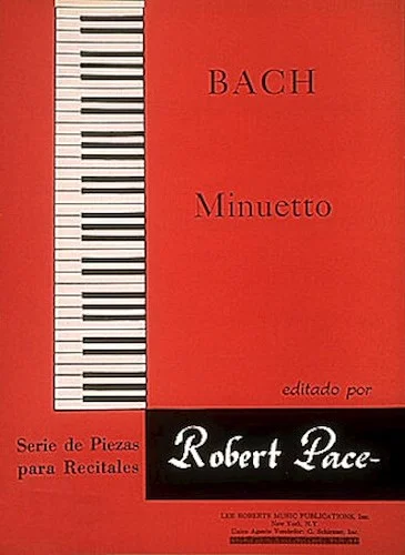 Minuetto  Serie De Piezas  Para Recitales Red - (Sheet Music in Spanish)