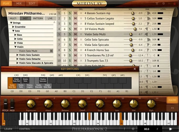 Miroslav Philharmonik 2 FULL (Download)<br>Orchestral Worktstation Plug In (FULL)