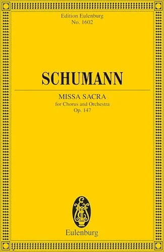 Missa Sacra for Four-Part Choir and Orchestra