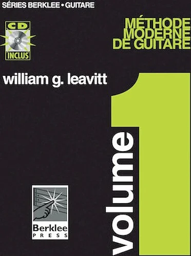 Modern Method for Guitar, Vol 1. - French Edition, Book/CD Pack