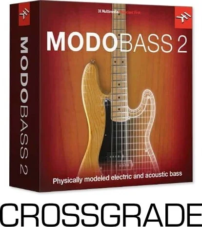 MODO BASS 2 Crossgrade (Download)<br>IK’s industry-first physically modeled bass virtual instrument