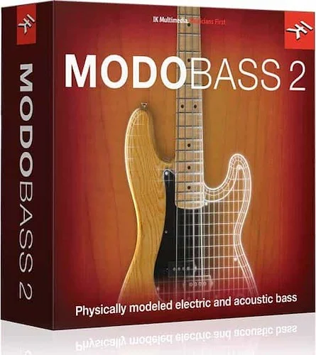 MODO BASS 2 (Download)<br>K’s industry-first physically modeled bass virtual instrument