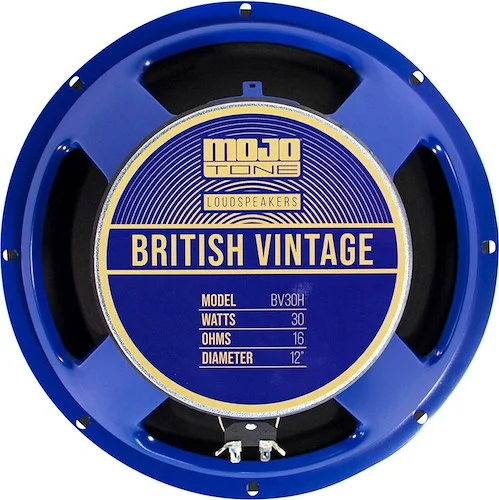 Mojotone BV-30H 12" British Vintage 30W Speaker 16 OHM