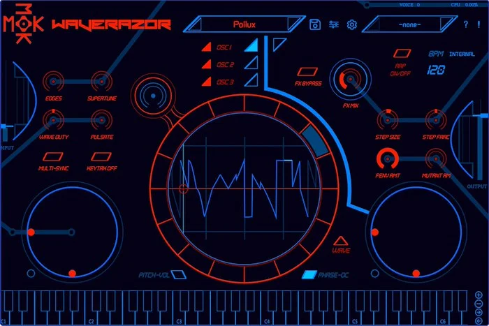 MOK Waverazor (Download) <br>Ultra-futuristic virtual synth