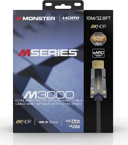 Monster VMM20010 M3000 HDMI 2.1 Cable. 10 Mts