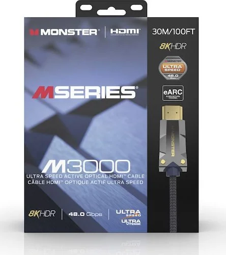 Monster VMM20013 M3000 HDMI 2.1 Cable. 30 Meter