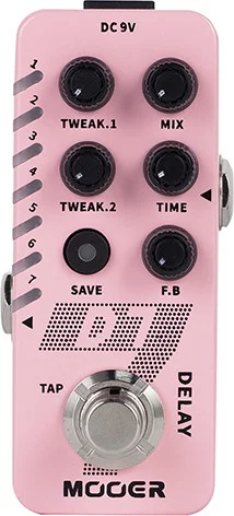 Mooer Micro Series Pedal, D7 Delay Image