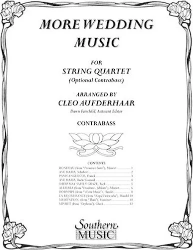 More Wedding Music - String Bass Part Only (Opt) (from string quartet)