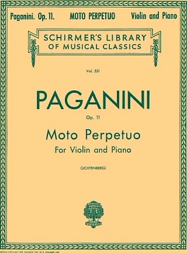 Moto Perpetuo, Op. 11, No. 6