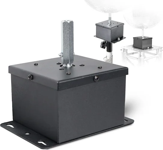 MOTOS™ Universal Mirror Ball Oscillating 1RPM Motor – Mounts up to 30" Mirror Balls | Black Finish