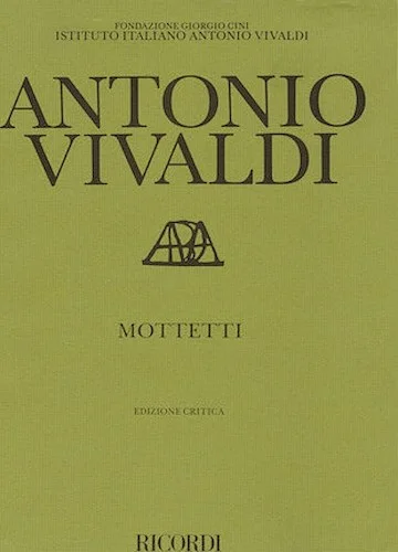 Mottetti (Motets) - Critical Edition Score