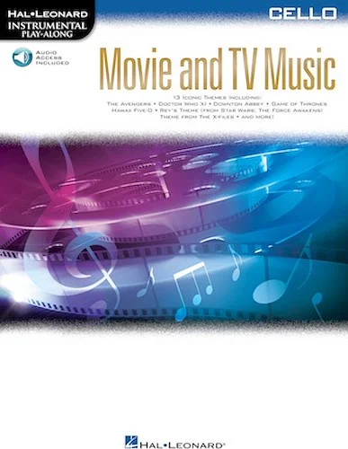 Movie and TV Music for Cello - Instrumental Play-Along  Series