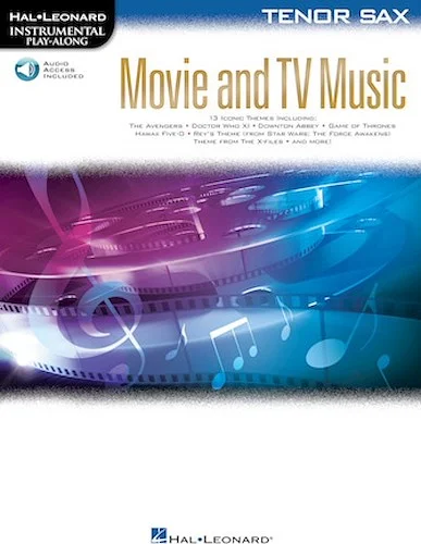 Movie and TV Music for Tenor Sax - Instrumental Play-Along  Series