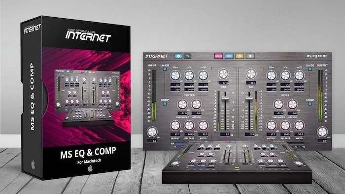 MS EQ Comp - MAC (Download) <br>EQ left, right, mid and sides independently with compression - Mac - VST-2