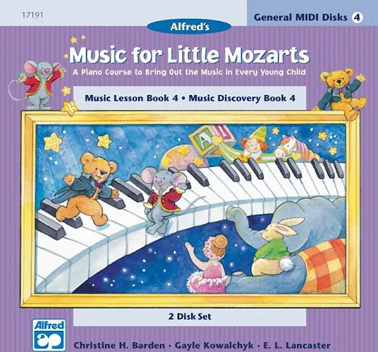 Music for Little Mozarts: GM 2-Disk Sets for Lesson and Discovery Books, Level 4: A Piano Course to Bring Out the Music in Every Young Child
