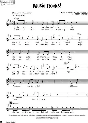 Music Rocks! - Songs for Assembly, Classroom and Special Occasions