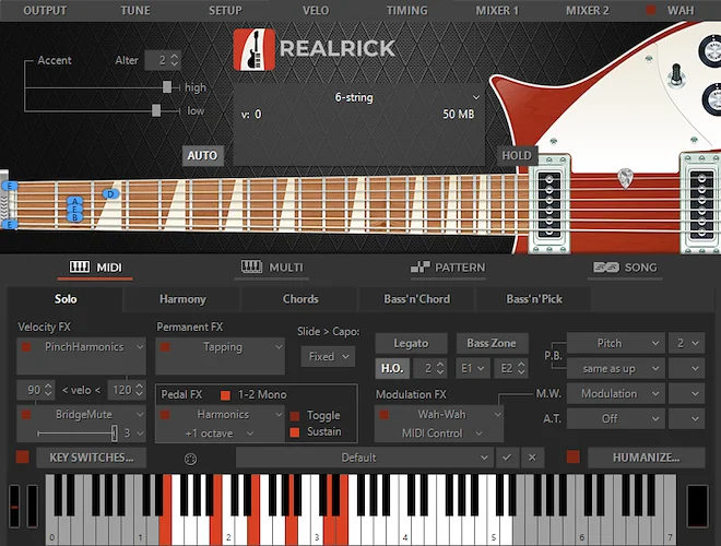Musiclab RealRick (Download) <br>Virtual guitar instrument with the unmistakable sound of a legendary Rickenbacker® electric guitar