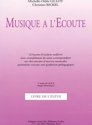 Musique A L'ecoute: Elementaire (misc