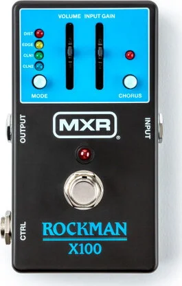 MXR® ROCKMAN® X100™ ANALOG TONE PROCESSOR