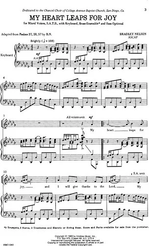 My Heart Leaps for Joy