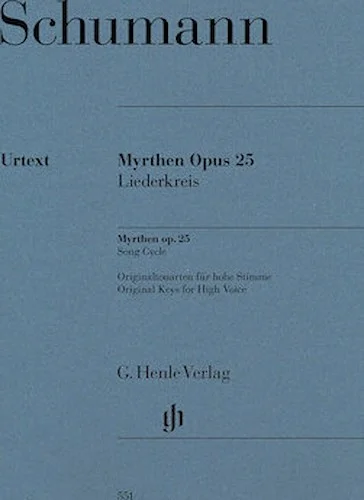 Myrthen, Op. 25 - Song Cycle