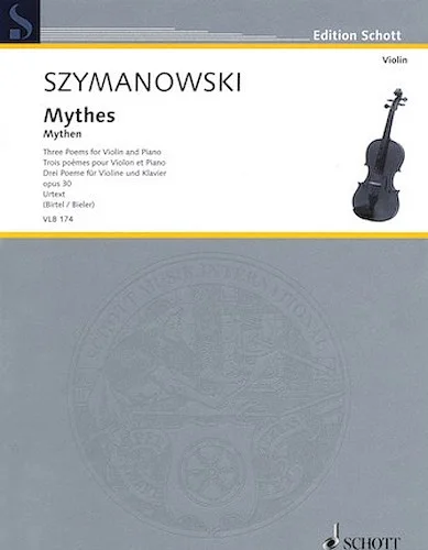 Mythes, Op. 30 - Three Poems for Violin and Piano