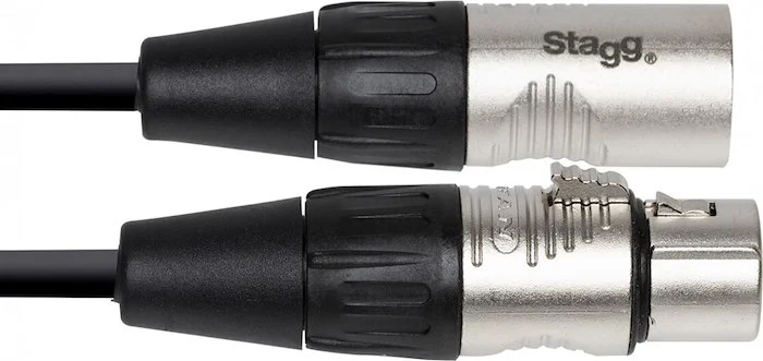 N series patch cable, XLR/XLR (m/f), 30 cm (1')