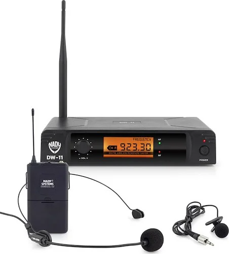 Nady DW-11 Digital Wireless Lapel and Headset Microphone System