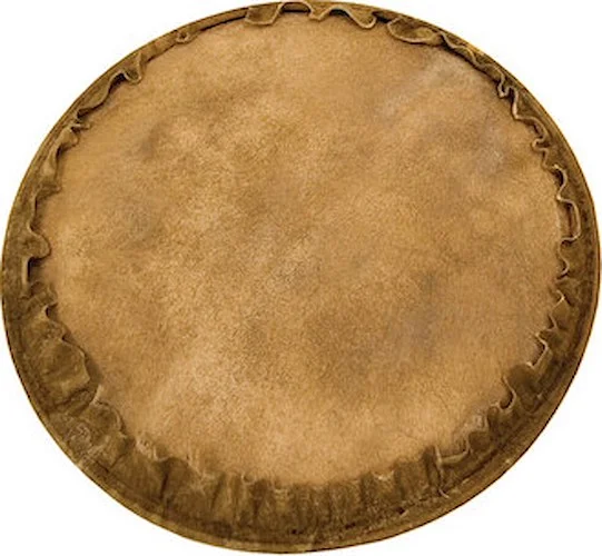 Natural Unbleached Goatskin Djembe Head - 13 inch.